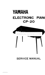 Yamaha CP-20 Manual de serviço