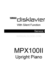 Yamaha Disklavier MPX100II Manual de servicio