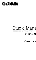 Yamaha DM 2000 Version 2 Manuale d'uso