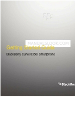 Blackberry BLACKBERRY CURVE 8350I Handbuch 