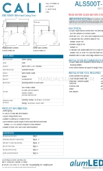 CALI alumLEDs ALS500T-RMW-HC Manuale di istruzioni per l'installazione