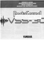 Yamaha PortaSound VSS-30 Посібник користувача