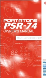 Yamaha Portatone PSR-74 Gebruikershandleiding