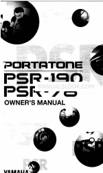 Yamaha PORTATONE PSR-78 Owner's Manual