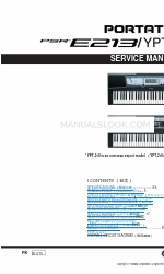 Yamaha Portatone PSR-E213 Instrukcja serwisowa