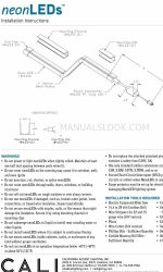 CALI neonLEDs NLED Руководство по установке