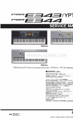 Yamaha PSR-E343 Service Manual