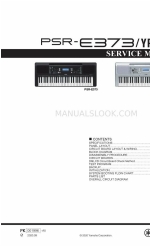 Yamaha PSR-E373 Service Manual