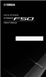 Yamaha PSR-F50 Manuale d'uso