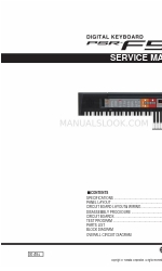 Yamaha PSR-F50 Manuale di servizio