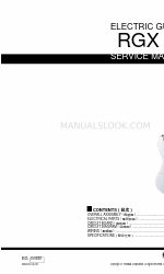 Yamaha RGX A2 Service Manual