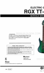 Yamaha RGX TT-D6 Service Manual