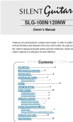Yamaha Silent Guitar SLG-100N Руководство пользователя