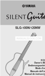 Yamaha Silent Guitar SLG-100N (Японский) Руководство пользователя