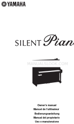 Yamaha SILENT PIANO Manual do Proprietário