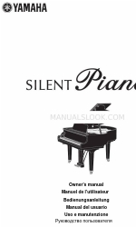 Yamaha SILENT PIANO Manual do Proprietário