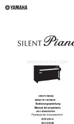 Yamaha SILENT PIANO Manual do Proprietário