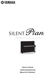 Yamaha SILENT PIANO Manual do Proprietário