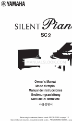 Yamaha Silent Piano SC2 Manual do Proprietário