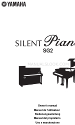 Yamaha SILENT PIANO SG2 Instrukcja obsługi