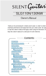 Yamaha Silent SLG110N オーナーズマニュアル