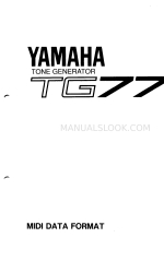 Yamaha TG77 Format des données Midi