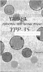 Yamaha YPP-35 Manuale d'uso