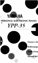 Yamaha YPP-35 (Francese) Mode D'emploi