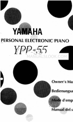 Yamaha YPP-55 Manuale d'uso