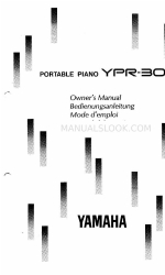 Yamaha YPR-30 (Francese) Mode D'emploi