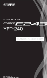 Yamaha YPT-340 Referência