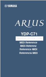 Yamaha Arius YDP-C71 Referenzhandbuch