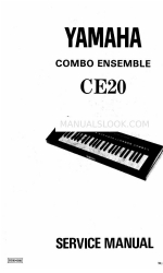 Yamaha CE20 Instrukcja serwisowa