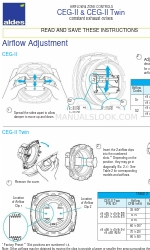 aldes CEG-II Twin 설치, 운영 및 유지보수 매뉴얼