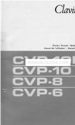 Yamaha Clavinova CVP-10PE Owner's Manual