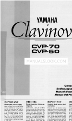 Yamaha Clavinova CVP-70 Benutzerhandbuch