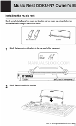 Yamaha DDKU-R7 Instrukcja obsługi