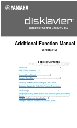 Yamaha Disklavier E3 Funktion Handbuch