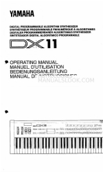 Yamaha DX11 Betriebshandbuch