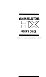 Yamaha Electone HX-3 Manual do utilizador