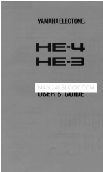 Yamaha HE-3 User Manual