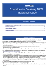 Yamaha MOTIF XS7 Installationshandbuch