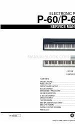 Yamaha P-60 Servicehandleiding