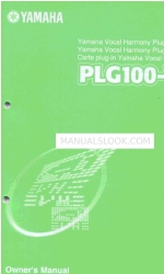 Yamaha PLG100-VH Benutzerhandbuch