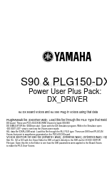 Yamaha PLG150-DX クイック・スタート・マニュアル