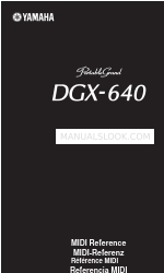 Yamaha Portable Grand DGX-640 Referans