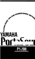 Yamaha PortaSound PS-200 Manuel de jeu