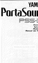 Yamaha PortaSound PSS-30 (Spanisch) Manual Del Propietario