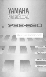 Yamaha PortaSound PSS-590 Panduan Pemilik