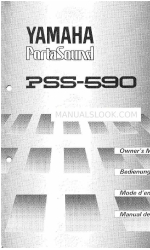 Yamaha PortaSound PSS-590 (Spanyol) Manual Del Usuario